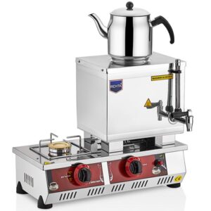 Remta 15 Model Tek Demlikli Doğalgazlı & Tüplü Çay Kazanı Ocağı 14 LT – N10